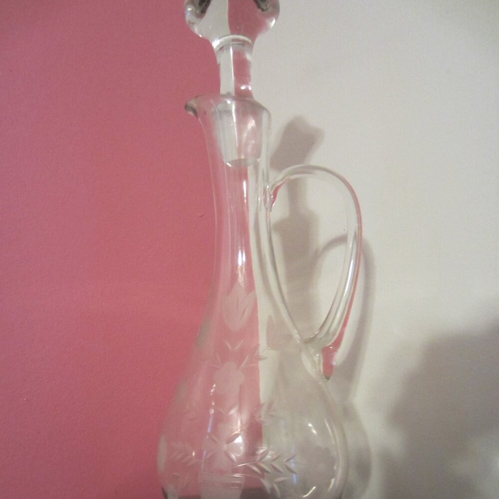 PRINCESS HOUSE CRYSTAL WINE/WHISKEY DECANTER WITH STOPPER